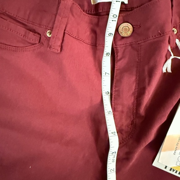 YMI Burgundy Skinny Pants - Picture 4 of 6